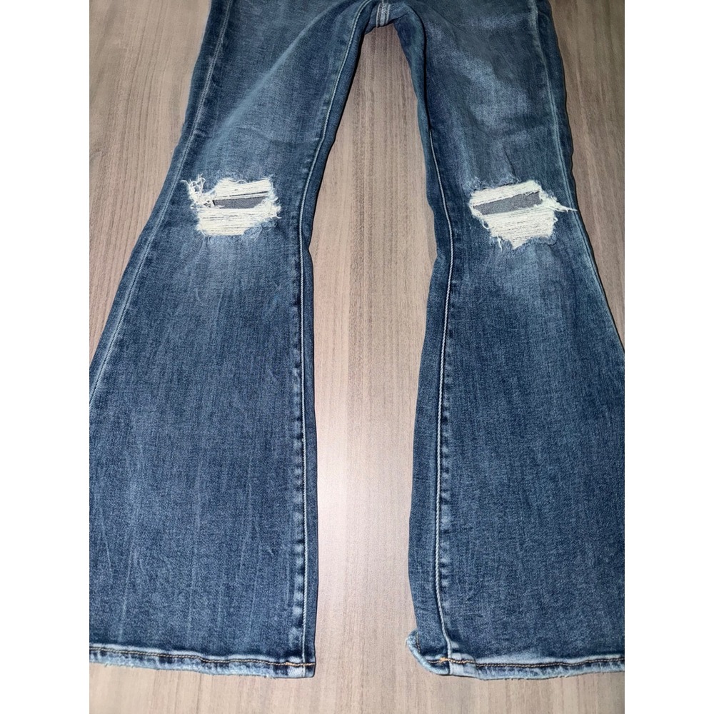 Buckle Black Fit No. 53 Flare Jeans Distressed Medium Wash 26x30 Womens Denim A3 - Picture 10 of 10